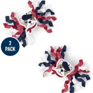 Gymboree Girls Dog Curly Hair Clip 2-Pack - Parisian Chic NWT
